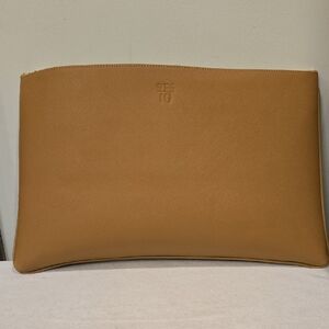 ​OTG247 #10 Nudie Pouch - Tan Vegan Leather & Clear Patterned Back (PRISTINE)